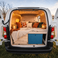 amenagement petit utilitaire couchage modulable